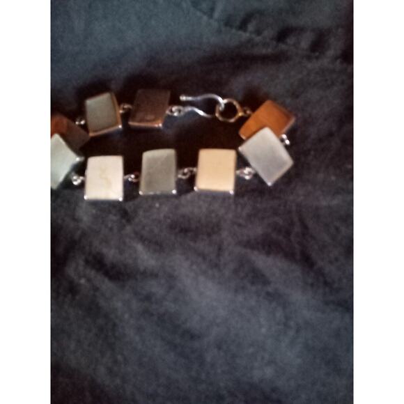 Jessica Lee 925 Sterling Silver Sea Glass Bracelet - Picture 5 of 9